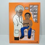 1981 Vtg Judy Instructo Doctor 11 Pc. Wooden Jigsaw Puzzle J606527. Fixed Price $15.84.