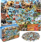 Puzzles For Kids Ages 4-6,NATIONAL Parks Map 100 Piece 4-8. Fixed Price $9.62.