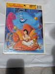 Golden Disney Vintage Aladdin Frame-tray Puzzle 12 Piece Childrens Kids. Fixed Price $12.92.