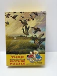 Vintage Tuco Interlocking Triple Thick 100-PIECE Jigsaw Puzzle The Take Off. Fixed Price $15.00.