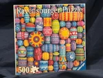 New - Ravensburger Happy Beads Elspeth Mclean 500 Piece Jigsaw Puzzle Complete. Fixed Price $14.00.
