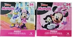 Lot Of Minnie Mouse Daisy Duck 24 Pcs. Disney Junior Cardinal Puzzles. Fixed Price $10.79.