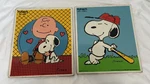 Vintage Playskool Peanuts Snoopy Charlie Brown Wooden Puzzles Lot Of 2. Fixed Price $14.99.
