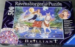 Ravensburger Moonlight Fairy 500 Piece Jigsaw Puzzle With 55 Sparkly Gems Horse. Fixed Price $34.99.