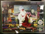 Christmas Puzzle 1000PC Santa's Hobby Model Trains Cobble Hill Jigsaw Preown. Fixed Price $14.44.