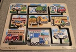 Melissa And Doug Deluxe Wooden Vehicle Puzzle Maze. Fixed Price $10.00.