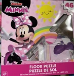 Disney Junior Minnie Mouse Puzzle Floor 46 Pieces 24" X 36" Nib. Fixed Price $8.40.