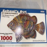 New Spilsbury Puzzle Herb Schwartz School's Out Exotic Fish 1000 Pieces. Fixed Price $24.99.