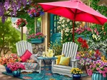 Jigsaw Puzzle Sweet Summertime By Springbok 500 Piece Usa Made Eco-friendly. Fixed Price $22.95.