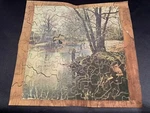 Old C1940-50 Wooden Jigsaw Puzzle Young Boy Fishing On Lake Shore Homemade. Fixed Price $29.99.