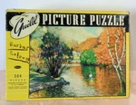 Vintage Guild Picture Puzzle The Park Pond 304 Pc Autumn Swan Complete. Fixed Price $8.00.
