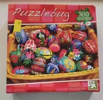 Sealed 2012 Lpf Puzzlebug 500 Pc 18.25" 11" Colorful Eggs. Fixed Price $9.00.