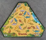 Triazzle Puzzle-dinosaurs. Damert Co. 1993. Cardboard. 15" X 16". Fixed Price $9.99.