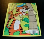 Vtg Tee Pee Tiger Puzzle No 1212 Teacher Preschool Classroom -bb -=. Fixed Price $6.49.