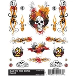 Pinecar Dry Transfer Decals Bad To The Bone PIN4017 Pinewood Derby & Accys. Fixed Price $11.98.