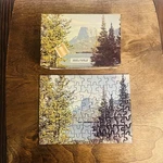 Tuco Picture Puzzle Square Top Mountain Wyoming 7X5.25INCH Age 7+. Fixed Price $10.39.