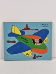 Playskool Wooden Airplane Puzzle 330-16 15 Pieces Vintage. Fixed Price $9.99.