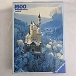 Ravensburger Puzzle 1500 Pc #162192 Neuschwanstein Castle Winter Germany New. Fixed Price $24.32.
