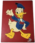 Vintage Walt Disney Production Wooden Puzzle Judy Toys "donald Duck". Fixed Price $20.00.