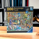 Ravensburger 1000 Piece Premium Jigsaw Puzzle - Midnight At The Library. Fixed Price $17.49.
