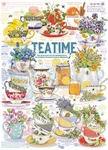 Cobble Hill Tea Time 1000 Piece Jigsaw Puzzle By Mary Thompson. Fixed Price $24.14.