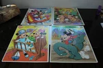 Vintage Mickey Mouse, Minnie And Friends Frame Tray Puzzles Lot Of 4 Cartoon. Fixed Price $19.50.