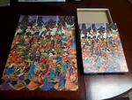 Euc Vtg 80S Hallmark Springbok 500P Puzzle Party Animals 23"X18 Complete Hayashi. Fixed Price $21.99.