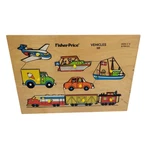 Vintage 1973 Fisher Price Quaker Oats Wooden Vehicles 8 Piece Jigsaw Puzzle. Fixed Price $25.00.