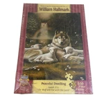 William Hallmark Peaceful Dwelling 550 Puzzle Masterpieces Art New. Fixed Price $11.50.