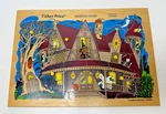 Vintage 1984 Fisher Price Wooden Halloween Haunted House Puzzle 13 Piece 2712. Fixed Price $50.20.