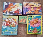 Lot Of 5 Vintage Garfield Jigsaw Puzzles. Fixed Price $49.99.