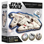 TRE20189 Trefl Usa Puzzle: Star Wars: Wood Millenium Falcon 160PC. Fixed Price $19.51.