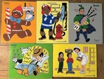 5 Vintage Wooden Puzzle Lot Judy Instructo & Playskool Pre-k Childrens Learning. Fixed Price $39.95.