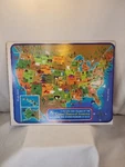 Vintage Golden Picture Map Puzzle Of The United States America 1968 Complete. Fixed Price $13.00.