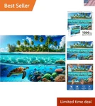 Challenging Sea Turtle 1000-PIECE Puzzle For Adults Perfect Gift Idea. Fixed Price $15.99.