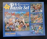 Bits And Pieces 4 In 1 300 Large Puzzle Set , Dog Days Jubilee. Fixed Price $13.66.