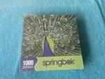 Springbok Jigsaw Puzzle Eyes Of Color Peacock 1000 Piece Factory Sealed. Fixed Price $14.98.