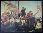 Pierce Puzzle Co. The Columbus Collection Departure From Palos 500P Complete 110. Fixed Price $9.71.
