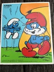 Playskool Papa Smurf Good News 12 Pcs Childrens Wood Puzzle #325-9 Peyo Vtg 80S. Fixed Price $24.50.