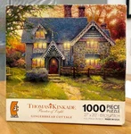 Ceaco Jigsaw Puzzle; Gingerbread Cottage; Thomas Kinkade; 1000 Pcs 3310-94. Fixed Price $11.95.