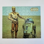 Star Wars C-3PO R2-D2 100 Piece Puzzle 1978 Milton Bradley Vintage Complete. Fixed Price $8.95.
