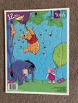 Disney Winnie Pooh Frame Tray Jigsaw Puzzle Parker Brothers. Fixed Price $14.00.
