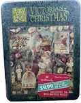 Vintage New 1995 Springbok Victorian Christmas Puzzle Metal Tin 500 Pieces. Fixed Price $20.00.