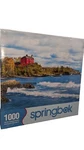 Jigsaw Puzzle Lighthouse Point 1000 Pc 24" 30" By Springbok Sealed Wrappedbox. Fixed Price $28.00.