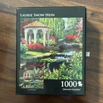 Andrews & Blaine Ltd Laurie Snow Hein Spanish Gazebo 1000 Piece Jigsaw Puzzle. Fixed Price $13.87.