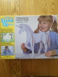 Warren Vintage 1983, 3-D Standup Unicorn Puzzle. Fixed Price $28.77.