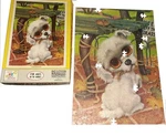 Vintage Milton Bradley Big Eyes Puppy Puzzle 1968 Missing Pieces 60S Gia Art. Fixed Price $13.95.