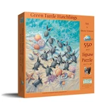 Sunsout Green Turtle Hatchlings 550 Pc Jigsaw Puzzle. Fixed Price $19.99.