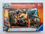 2018 Ravensburger Jurassic World 3 X 49 Piece Dinosaur Puzzles #080540 Sealed. Fixed Price $9.99.