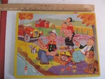 Popeye, Oliveoly, Sweet Pea, Wimpy, And Others In 4 Tray Puzzles, Jaymar. Fixed Price $27.00.